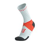  Tất Thể Thao Compressport Ultra Trail Socks V2.0 - Gray Violet/Tigerlily 