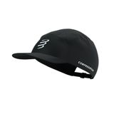  Mũ Chạy Bộ Compressport 5 Panel Light Cap - Black 