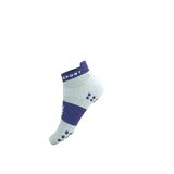  Tất Thể Thao Compressport Pro Racing Socks v4.0 Run Low - Star White/Orient Blue 