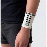  Băng bảo vệ cổ tay Compressport Unisex's Sweatbands 3D.Dots - White 