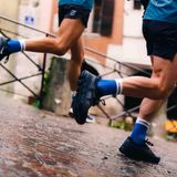  Tất Thể Thao Compressport Pro Racing Socks v4.0 Run High - Xanh Princess/Blue White 