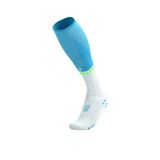  Tất Thể Thao Compressport Full Socks Oxygen - Norse Blue/Neon Green 