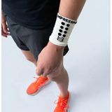  Băng bảo vệ cổ tay Compressport Unisex's Sweatbands 3D.Dots - White 