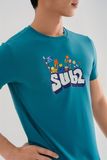  Áo T-shirt Nam Sub2 Sub2 Signature - Teal Blue 