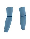  Calf tay thể thao Compressport - ArmForce Ultralight - DENIM/WHITE REFL 