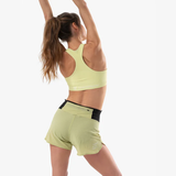  Áo Bra Chạy Bộ Nữ Compressport Feelfree Seamless Bra - Shadow Lime 