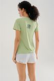  Áo T-shirt Nữ Sub2 Signature - Light Olive 