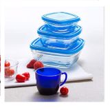  Bộ 3 hộp 3 size D900B03 Duralex - Freshbox Trắng trong 300ml Thủy Tinh Cường lực cao cấp Pháp 