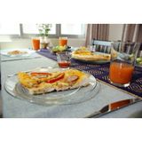  Bộ 3 dĩa D3168LA Duralex - Lys trong Clear 3 size Thủy tinh cường lực cao cấp Pháp [Chính Hãng] 