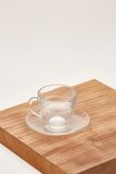  Bộ 2 tách và 2 dĩa D9007A2 Duralex -  Gigogne Trong Clear 220ml Thủy tinh cường lực cao cấp Pháp 