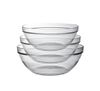 Bộ làm bánh 3 món D2203AG Duralex -  Gigogne Empilable trong Clear 3 size  Thủy tinh cường lực cao cấp Pháp