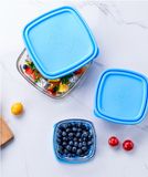  Bộ 3 hộp 3 size D900B03 Duralex - Freshbox Trắng trong 300ml Thủy Tinh Cường lực cao cấp Pháp 