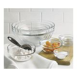  Bộ 2 tô D2027A Duralex - Gigogne Empilable trong Clear 20.5cm Thủy tinh cường lực cao cấp Pháp [Chính Hãng] 