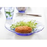  Bộ 2 dĩa D3002B Duralex - Beau Rivage Xanh Marine 21,5cm Thủy tinh cường lực cao cấp Pháp [Chính Hãng] 