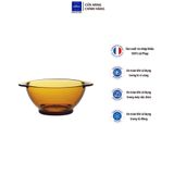  Bộ 2 tô có tay cầm D2005D Duralex - Lys vàng Amber 13.5cm Thủy itnh cường lực cao cấp Pháp 