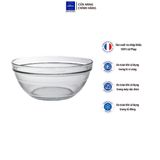  Bộ 6 tô D2027A Duralex - Gigogne Empilable trong Clear 20.5cm Thủy tinh cường lực cao cấp Pháp [Chính Hãng] 
