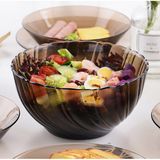  Bộ 2 tô D2002C Duralex - Beau Rivage Nâu khói Sepia 18cm Thủy tinh cường lực cao cấp Pháp [Chính Hãng] 