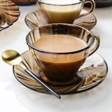  Bộ 6 tách D4002C Duralex - Beau Rivage nâu khói Sepia  180ml Thủy tinh cường lực cao cấp Pháp [Chính Hãng] 