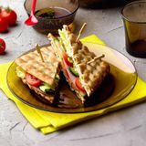  Bộ 4 dĩa D3008C Duralex - Lys Nâu Khói Sepia 19 cm Thủy tinh cường lực cao cấp Pháp [Chính Hãng] 
