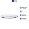 Bộ 6 dĩa D3006A Duralex - Lys trong 23,5cm Thủy tinh cường lực cao cấp Pháp [Chính Hãng]