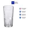  {Chính hãng} Bộ 6 ly cao D1084A Duralex - Jazz trong Clear 300ml Thủy tinh cường cao cấp Pháp 