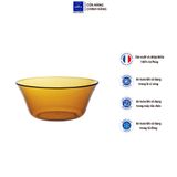  Bộ 6 tô D2007D Duralex - Lys Vàng Amber  17cm Thủy tinh cường lực cao cấp Pháp [Chính Hãng] 