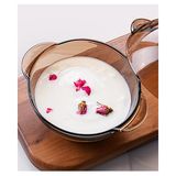  Bộ 2 tô có tay cầm tủy tinh cường lực Pháp Duralex Lys Nâu khói Sepia 13.5cm [Chính Hãng] 