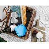  Hộp thực phẩm D9022A Duralex - Freshbox nắp xanh Blue 1150ml Thủy tinh cường lực Pháp 