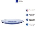  Bộ 2 dĩa D3008B Duralex - Lys Xanh Marine 19 cm Thủy tinh cường lực cao cấp Pháp [Chính Hãng] 