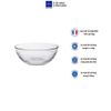Bộ 6 chén D2013A Duralex - Gigogne trong Clear 10.5cm Thủy tinh cường lực cao cấp Pháp [Chính Hãng]