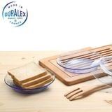  Bộ 2 dĩa D3007B Duralex - Lys Xanh Marine 19.5cm Thủy tinh cường lực cao cấp Pháp [Chính Hãng] 