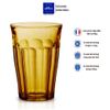 Bộ 6 ly D1029D Duralex - Picardie Vàng Amber 360ml  Thủy tinh cường lực cao cấp Pháp [Chính Hãng] 