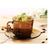  Bộ 6 tách D4014C Duralex - Lys Nâu khói Sepia 220ml Thủy tinh cường lực cao cấp Pháp [Chính Hãng] 