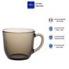 Bộ 6 tách D4014C Duralex - Lys Nâu khói Sepia 220ml Thủy tinh cường lực cao cấp Pháp [Chính Hãng]