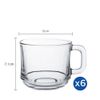  Bộ 6 ly D4016A Duralex - Lys trắng Clear 220ml Thủy tinh cường lực cao cấp Pháp [Chính Hãng] 