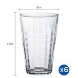  Bộ 6 ly cao D1034A Duralex - Prisme trong Clear 330ml Thủy tinh cường lực cao cấp Pháp [Chính Hãng] 
