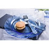  Bộ 2 dĩa D3003B Duralex - Beau Rivage 19,5 cm - Xanh Biển Thủy tinh cường lực cao cấp Pháp [Chính Hãng] 