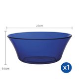  Tô thủy D2008F Duralex - Lys Xanh Saphir 23cm Thủy tinh cường lực cao cấp Pháp [Chính Hãng] 