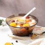  Tô thủy D2008C Duralex - Lys Nâu khói Sepia 23cm Thủy tinh cường lực cao cấp Pháp [Chính Hãng] 