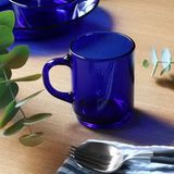  Bộ 6 ly có quai D4020F Duralex - Versailles Xanh Saphir 260ml  Thủy tinh cường lực cao cấp Pháp [Chính Hãng] 