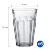  Bộ 6 ly D1029A Duralex - Picardie Trong Clear 360ml  Thủy tinh cường lực cao cấp Pháp [Chính Hãng] 