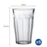  Bộ 6 ly D1030A Duralex - Picardie trong Clear 500ml Thủy tinh cường lực cao cấp Pháp [Chính Hãng] 