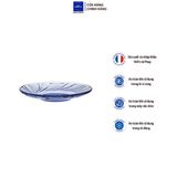  Bộ 6 Dĩa D4003B Duralex - Beau Rivage xanh Marine 13.5cm Thủy tinh cường lực cao cấp Pháp [Chính Hãng] 