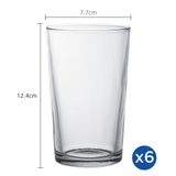  Bộ 6 ly cao  D1045A Duralex - Unie trong Clear 330ml Thủy tinh cường lực cao cấp Pháp [Chính Hãng] 