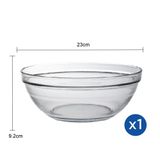  Bộ 1 tô 2028A Duralex -Gigogne Empilable trong Clear 23cm Thủy tinh cường lực cao cấp Pháp [Chính Hãng] 
