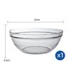  Bộ 1 tô 2028A Duralex -Gigogne Empilable trong Clear 23cm Thủy tinh cường lực cao cấp Pháp [Chính Hãng] 