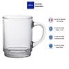 Bộ 6 ly có quai D4020A Duralex - Lys Trong Clear 260 ml Thủy tinh cường lực cao cấp Pháp [Chính Hãng]