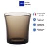 Bộ 6 ly D1011C Duralex - Lys Nâu khói Sepia 210ml Thủy tinh cường lực cao cấp Pháp [Chính Hãng]