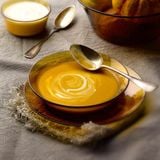  Bộ 2 dĩa D3007D Duralex - Lys Vàng Amber 19.5 cm Thủy tinh cường lực cao cấp Pháp [Chính Hãng] 
