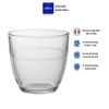 Bộ 6 ly D1017A Duralex - Gigogne trong Clear 220ml Thủy tinh cường lực cao cấp Pháp [Chính Hãng]